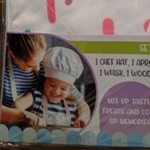 New Junior chef set Baking 8 PCs set for little helper pink girl